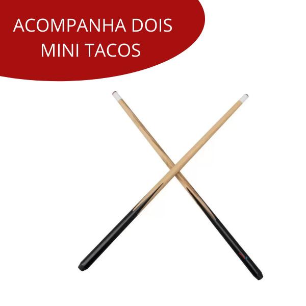 Mini mesa sinuca infantil portátil completa snooker bilhar - Importway Imagem de Mini mesa sinuca infantil portátil completa snooker bilhar