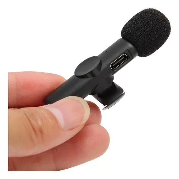 Imagem de Mini Microfone Lapela sem Fio Bluetooth Live Video