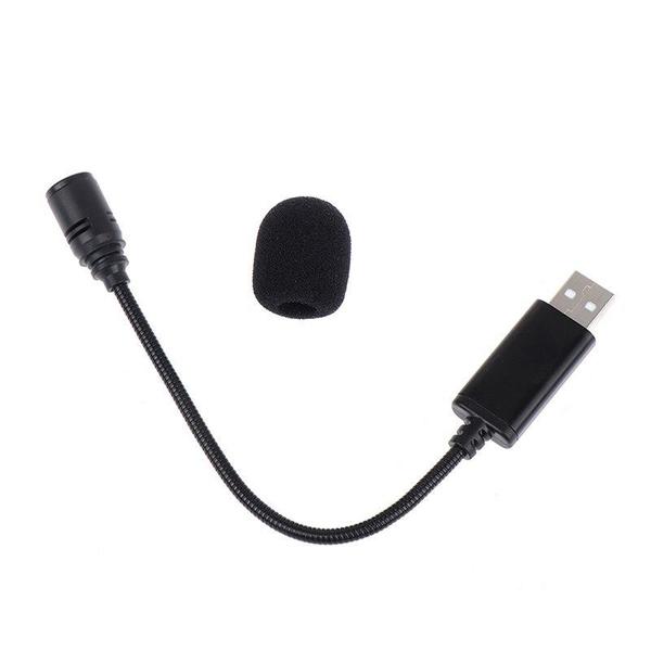 Imagem de Mini Microfone Usb 2.0 c/ Haste Flexível Para Computador Note