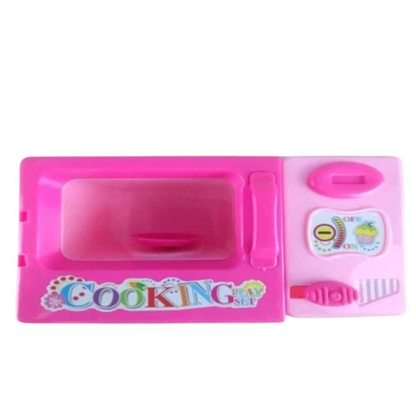 Imagem de Mini microondas infantil cozinha brinquedo forno didatico para criança boneca