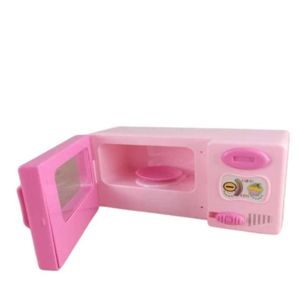 Imagem de Mini microondas infantil cozinha brinquedo forno didatico para criança boneca