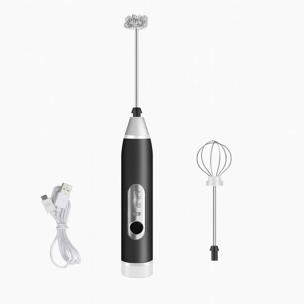 Mini Mixer Elétrico Recarregável Multiuso para Bebidas e Ovo - Genérico