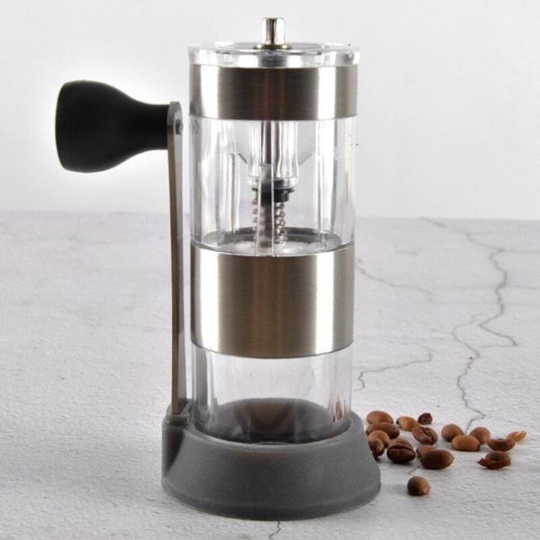 Imagem de Mini moedor de café manual de aço inoxidável portátil