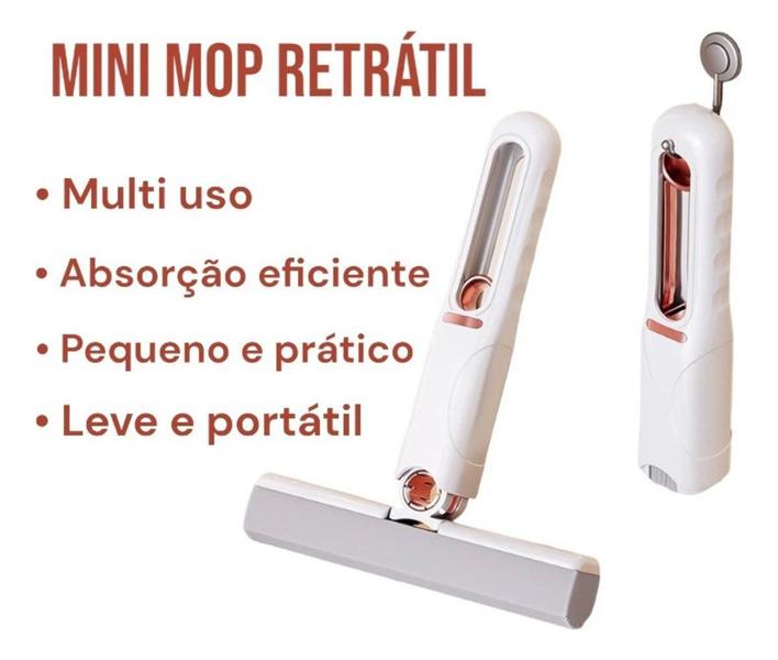 Imagem de Mini Mop Limpa Fácil Portátil - Rodinho Multiuso