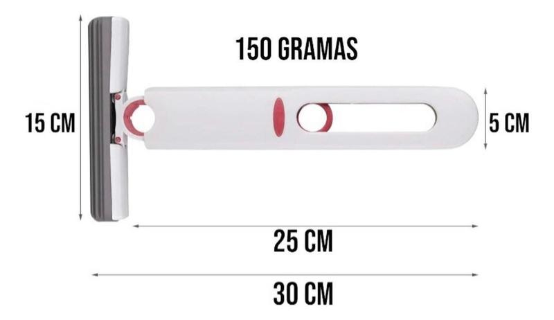 Imagem de Mini Mop Portátil Rodo Pia Mesa Vidro Limpeza Eficiente