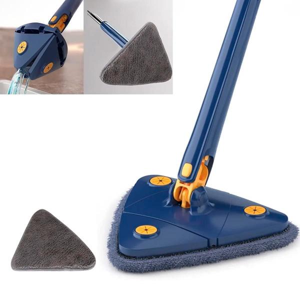 Imagem de Mini Mop Triangular 360 Limpeza De Cantos E Áreas Difíceis