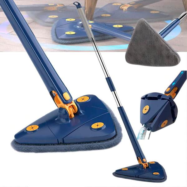 Imagem de Mini Mop Triangular Dobrável Ideal para Cantos e Fendas