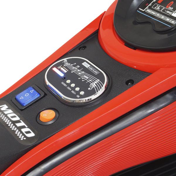 Mini Moto Elétrica 6V Triciclo Futurista Criança Infantil Led Som Usb Vemelho Brinqway Bw-223 Bivolt Imagem de Mini Moto Elétrica 6V Triciclo Futurista Criança Infantil Led Som Usb Vemelho Brinqway Bw-223 Bivolt