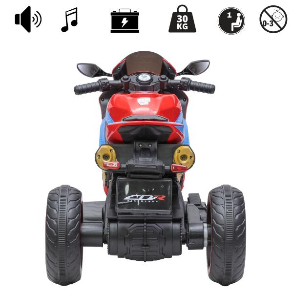 Imagem de Mini Moto Elétrica Esportiva Bateria 6v Luz de Led Música