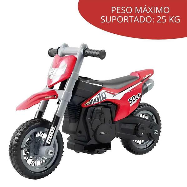 Imagem de Mini Moto Elétrica Importway Cross Bw233Vm Vermelho