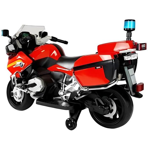 Imagem de Mini Moto Elétrica Infantil Bateria 12V Bmw R 1200RT Som Farol Led Vermelha Importway Bw-316 Vm