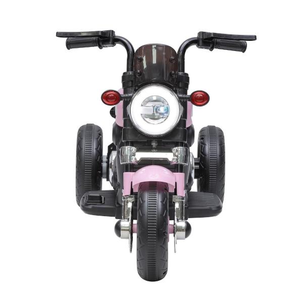 Imagem de Mini Moto Elétrica Infantil Halei Rosa 6v Zippy Toys 