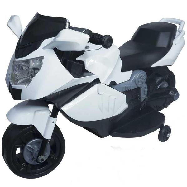 Mini Moto Elétrica Infantil Importway Bw044Br - Branco Imagem de Mini Moto Elétrica Infantil Importway Bw044Br - Branco