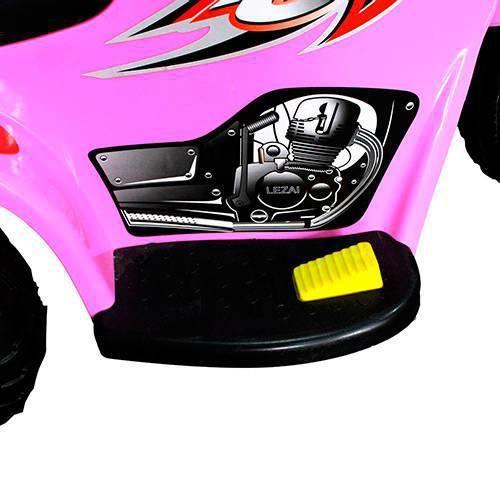 Imagem de Mini Moto Elétrica Infantil Rosa 7,5V Triciclo Infantil