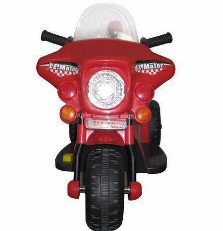 Imagem de Mini Moto Elétrica Infantil Triciclo Criança Bateria 6V Importway BW002-V Vermelho Polícia Bivolt