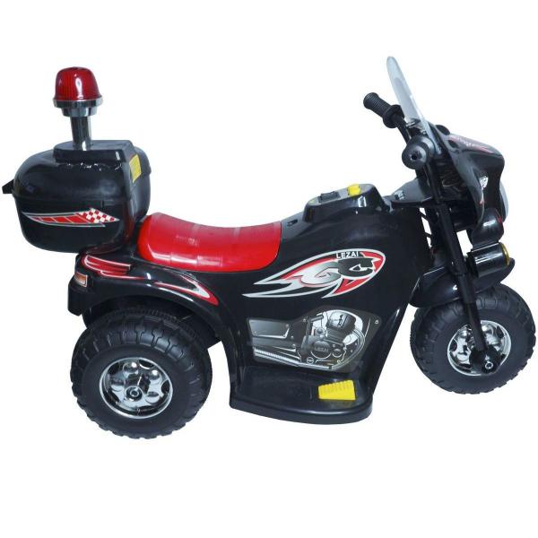 Imagem de Mini Moto Elétrica Infantil Triciclo Criança Bateria Recarregável 6V Importway BW002 Polícia Bivolt