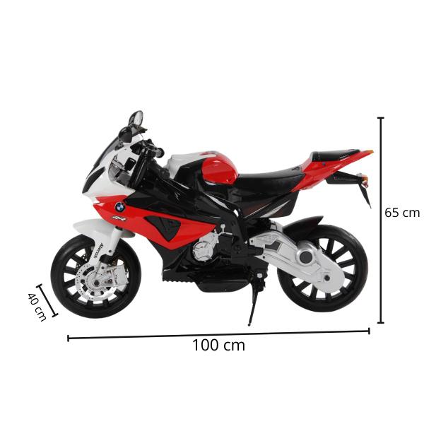 Mini Moto Elétrica Triciclo Criança Infantil Bateria 12V Bmw S1000 RR Luz Som Importway Bw-179 Imagem de Mini Moto Elétrica Triciclo Criança Infantil Bateria 12V Bmw S1000 RR Luz Som Importway Bw-179