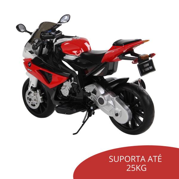 Mini Moto Elétrica Triciclo Criança Infantil Bateria 12V Bmw S1000 RR Luz Som Importway Bw-179 Imagem de Mini Moto Elétrica Triciclo Criança Infantil Bateria 12V Bmw S1000 RR Luz Som Importway Bw-179