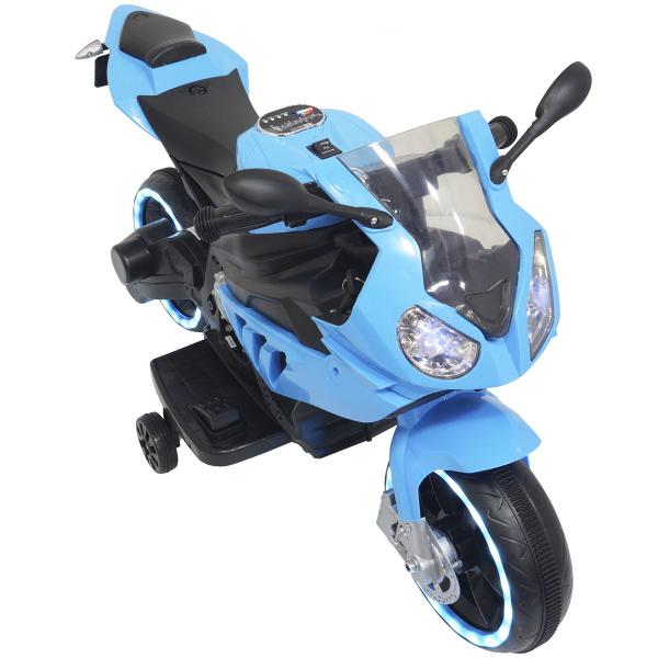 Imagem de Mini Moto Elétrica Triciclo Criança Infantil Bateria 6V Luz Som Brinqway Bw-127 Bivolt