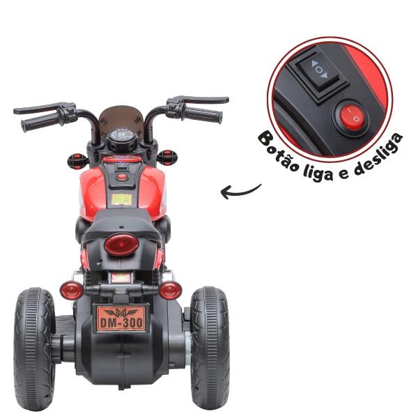 Mini Moto Infantil 6V Bivolt Menino Menina Som e Luz - Bangtoys Imagem de Mini Moto Infantil 6V Bivolt Menino Menina Som e Luz
