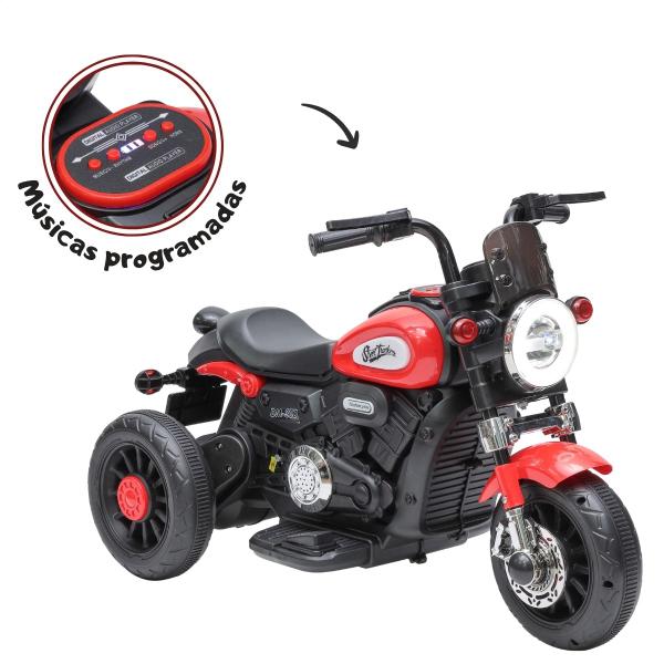 Mini Moto Infantil 6V Bivolt Menino Menina Som e Luz - Bangtoys Imagem de Mini Moto Infantil 6V Bivolt Menino Menina Som e Luz