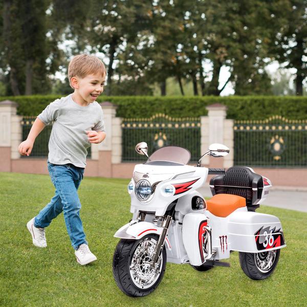 Imagem de Mini Moto Infantil A Bateria Triciclo Estrada Recarregável