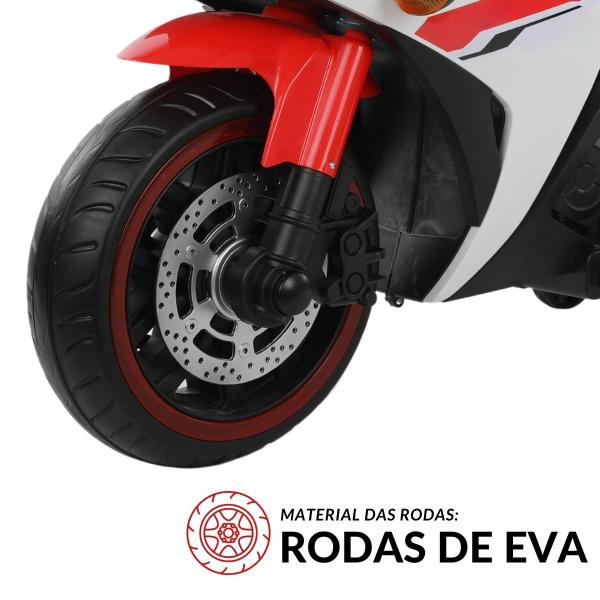 Imagem de Mini Moto Motinha Elétrica Infantil 12V Roda Eva Som Farol Led Brinqway Bw300