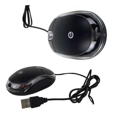 Imagem de Mini Mouse Óptico Usb 1000dpi Led Exbom Moderno MS-9