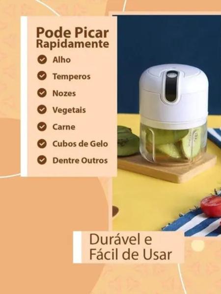 Imagem de Mini Multi Processador e Triturador de Alimentos Elétrico Portátil