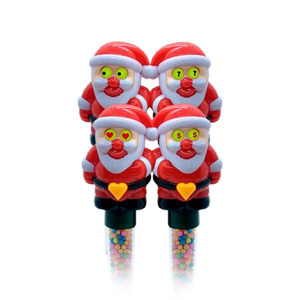 Mini Noel Vira Olho c/ Balinhas Tutti Frutti - cx c/ 12 Unid - Royal Toys Imagem de Mini Noel Vira Olho c/ Balinhas Tutti Frutti - cx c/ 12 Unid