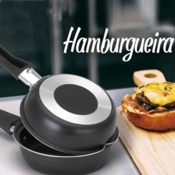 Mini Omeleteira E Sanduicheira Brotinho Frigideira Antiaderente11959 - Alumínio Nacional Imagem de Mini Omeleteira E Sanduicheira Brotinho Frigideira Antiaderente11959