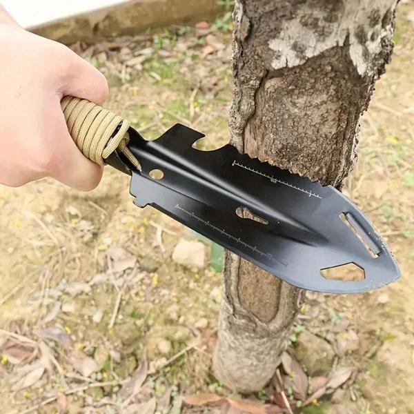 Mini Pá de Jardim Ergonômica - Aço Inoxidável, Multifuncional e Portátil Imagem de Mini Pá de Jardim Ergonômica - Aço Inoxidável, Multifuncional e Portátil