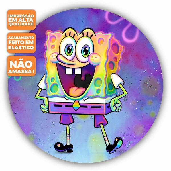 Mini Painel de Festa Sublimado 3D 50x50 Bob Esponja - Gol Decor Imagem de Mini Painel de Festa Sublimado 3D 50x50 Bob Esponja