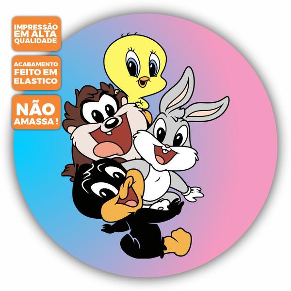 Imagem de Mini Painel de Festa Sublimado 3D 50x50 Looney Tunes