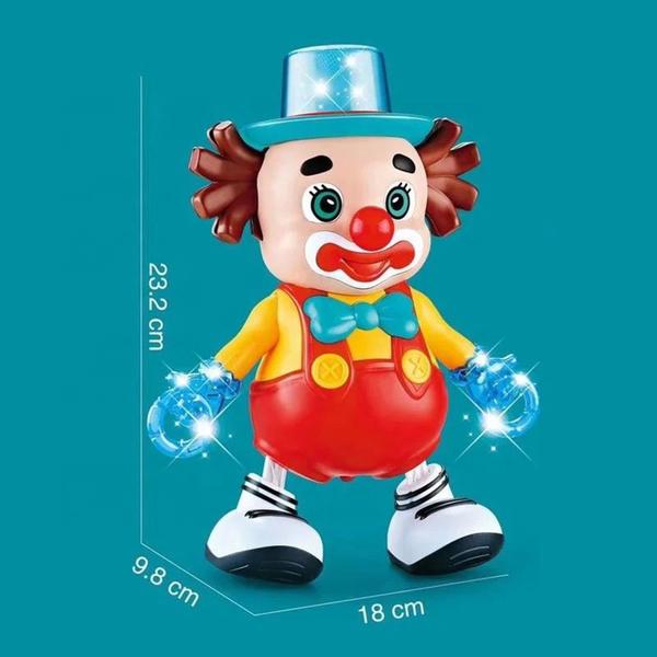 Imagem de Mini Palhaço Engraçado dançarino com Luzes e Sons brinquedo de bebe ENVIO RÁPIDO!