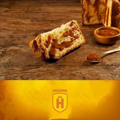 Mini Panetone Havanna Recheado Doce Leite Dulce Leche 130g Imagem de Mini Panetone Havanna Recheado Doce Leite Dulce Leche 130g