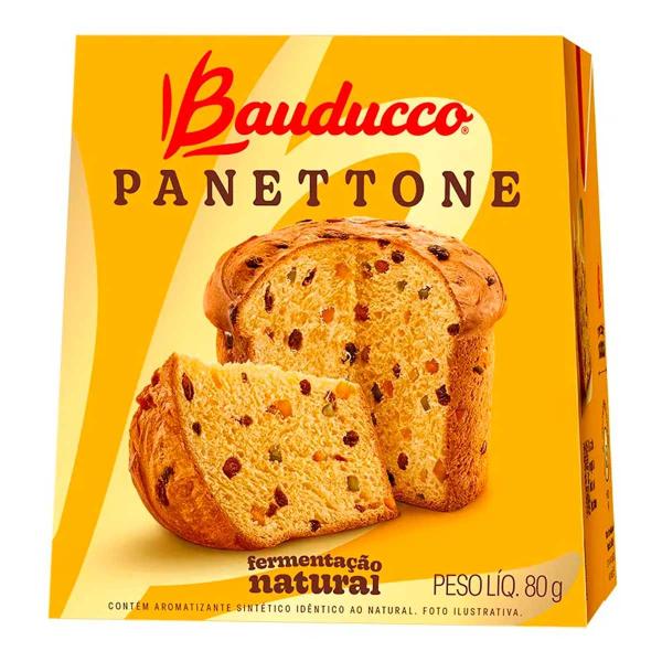 Imagem de Mini Panettone CX 80g - Bauducco