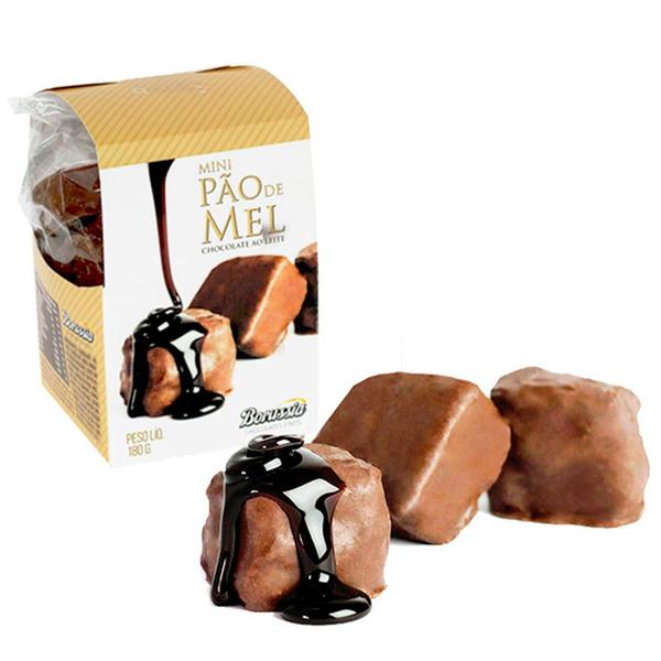 Mini Pão de Mel Tradicional Borússia Chocolates - Borússia Chocolates Imagem de Mini Pão de Mel Tradicional Borússia Chocolates