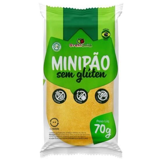 Imagem de Mini Pão Sem Glúten e Lactose Grani Amici 70g