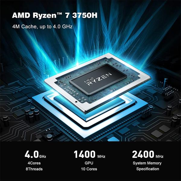 Imagem de Mini PC Beelink SER3 AMD Ryzen 7 3750H 16 GB de RAM 500 GB SSD