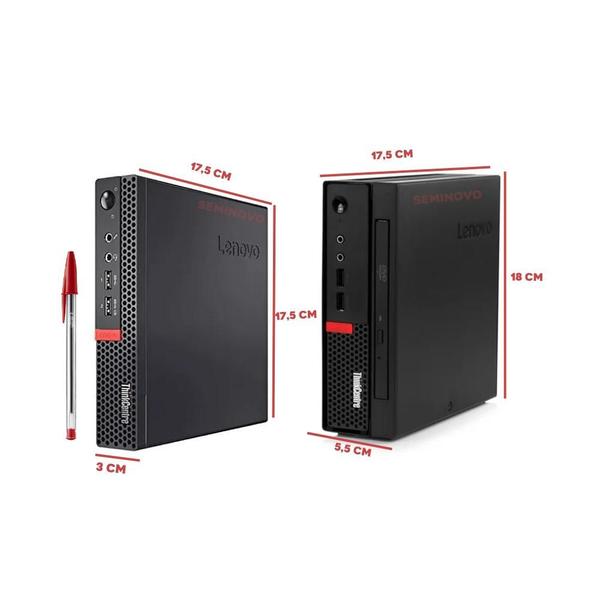 Imagem de Mini PC Completo Lenovo M910 Core i5 708GB,HD1TB+MON19