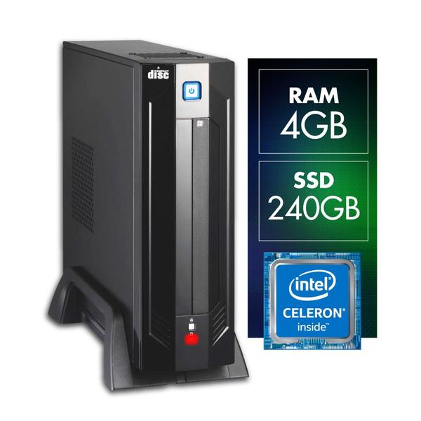Imagem de Mini PC Intel Dual Core N4020 4GB SSD 240GB Intel Graphics 600 Certo PC - Compact Intel 1003 PW