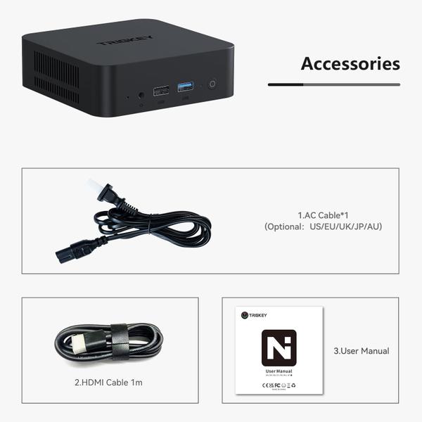 Imagem de Mini PC TRIGKEY Key N100 Intel Alder Lake 16 GB 500 GB SSD