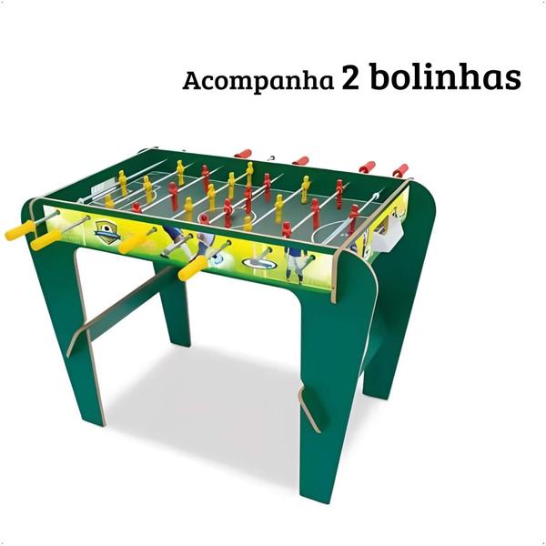 Mini Pebolim de Brinquedo Futebol Super Copa Com 2 Bolinhas Xalingo - 67354 Imagem de Mini Pebolim de Brinquedo Futebol Super Copa Com 2 Bolinhas Xalingo - 67354