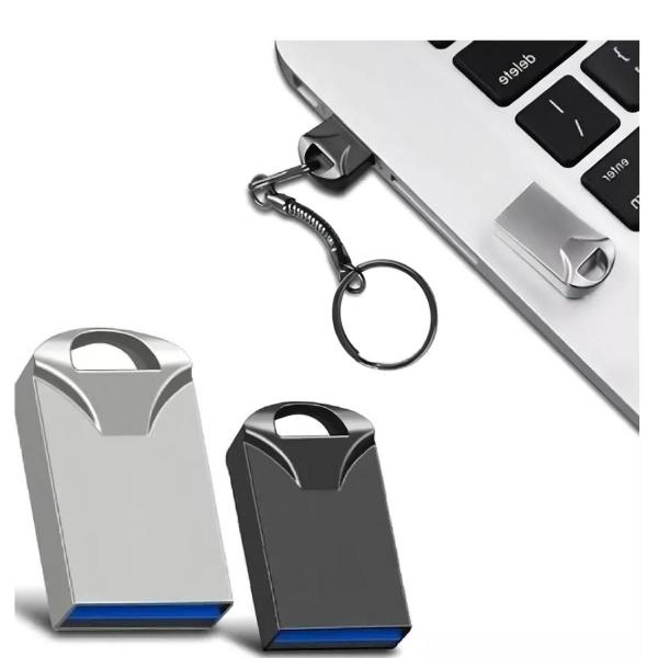 Imagem de Mini Pen Drive 16GB/8GB Chaveiro Metal Pendrive Original