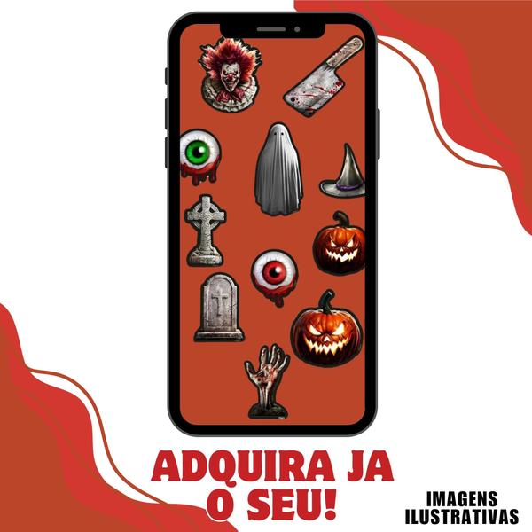 Imagem de Mini Personagem C/Uni Halloween Enfeite Decoraçao Festa