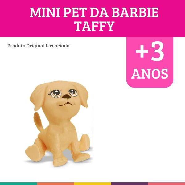 Imagem de Mini Pet da Barbie Cachorrinho Taffy Licenciado Pupee