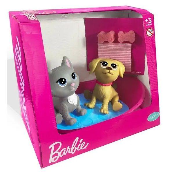 Imagem de Mini PETS Barbie Hora do Banho - Mini Gata e Mini TAFFY Pupee