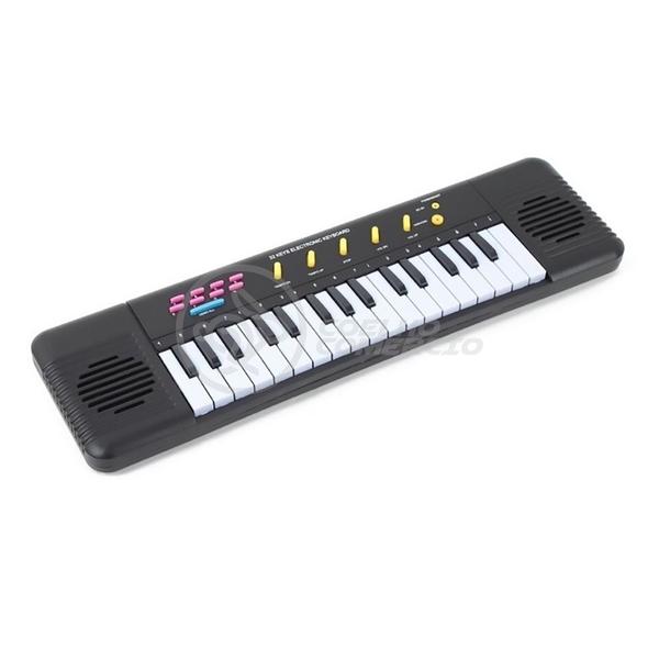 Imagem de Mini Piano Musical Infantil com Microfone  32 Teclas à Pilha