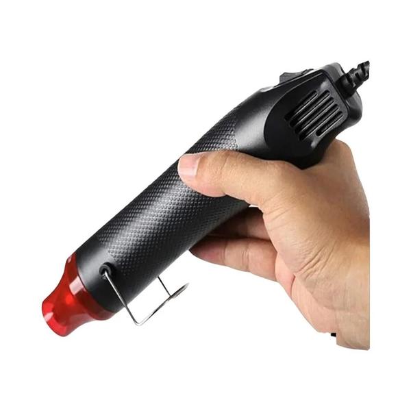 Imagem de Mini Pistola de Calor Portátil 300W com Tubo Retrátil - Ideal para Artesanato DIY